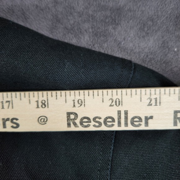 DC Shoes Canondale Hooded Parka Mens Large Black Canvas Winter Jacket - Picture 8 of 11